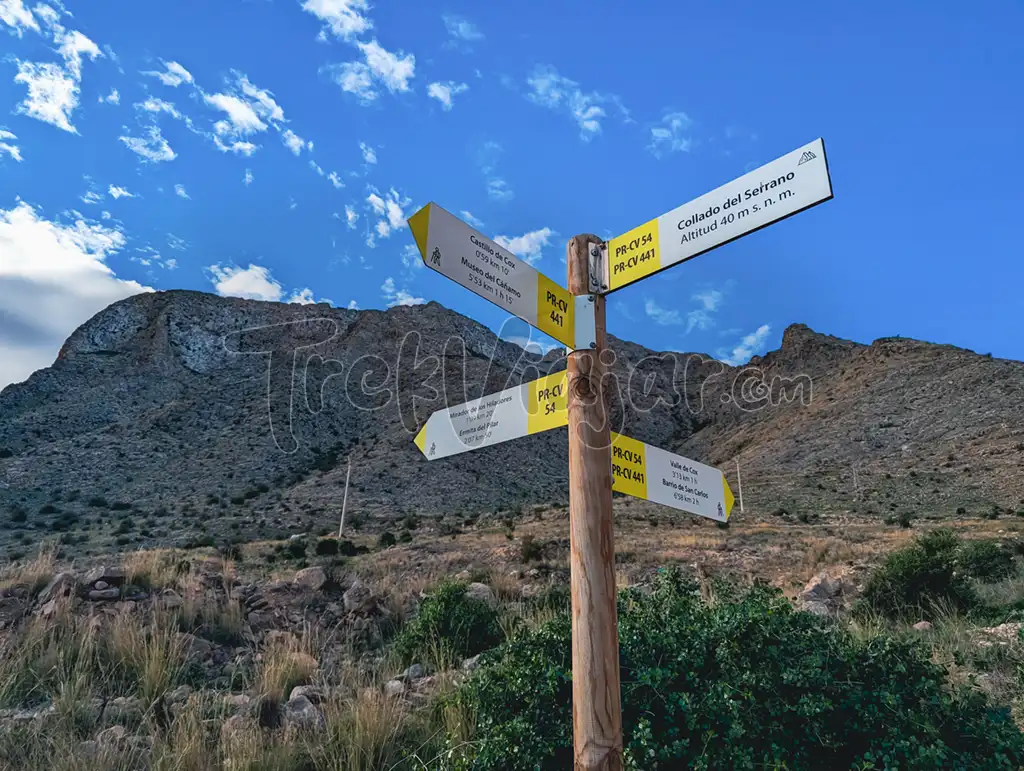 Collado del Serrano, Sierra de Callosa