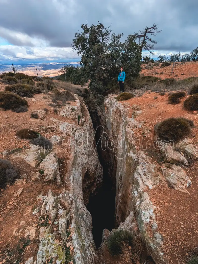 Sima de las Grajas, Sierra del Carche